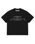 SESBCAPÉ TWIN CROSS EAGLE - BLACK T SHIRT